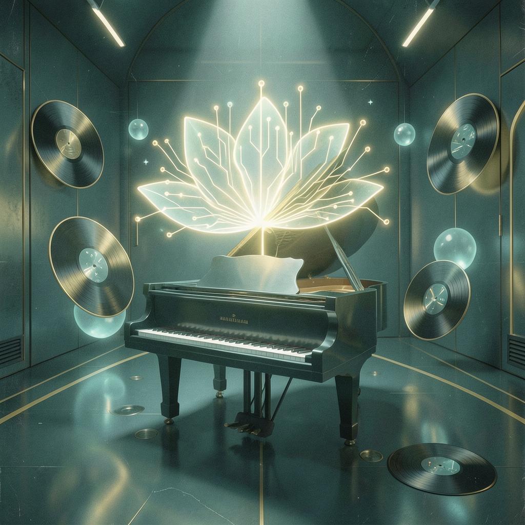 A jazz ballad blooming from the circuits