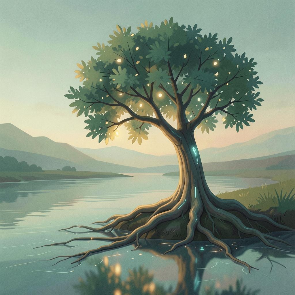 Wie ein Baum am Wasser