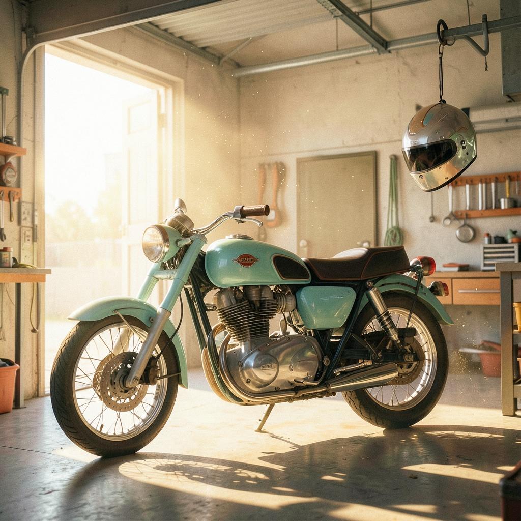 KX85 In The Garage