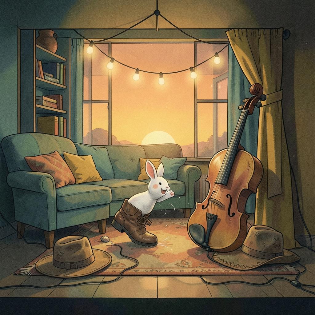 Jarret noir et patte de lapin