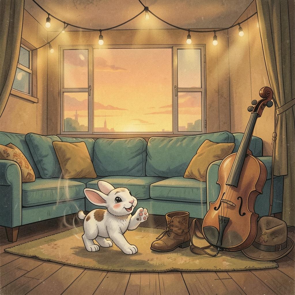 Jarret noir et patte de lapin