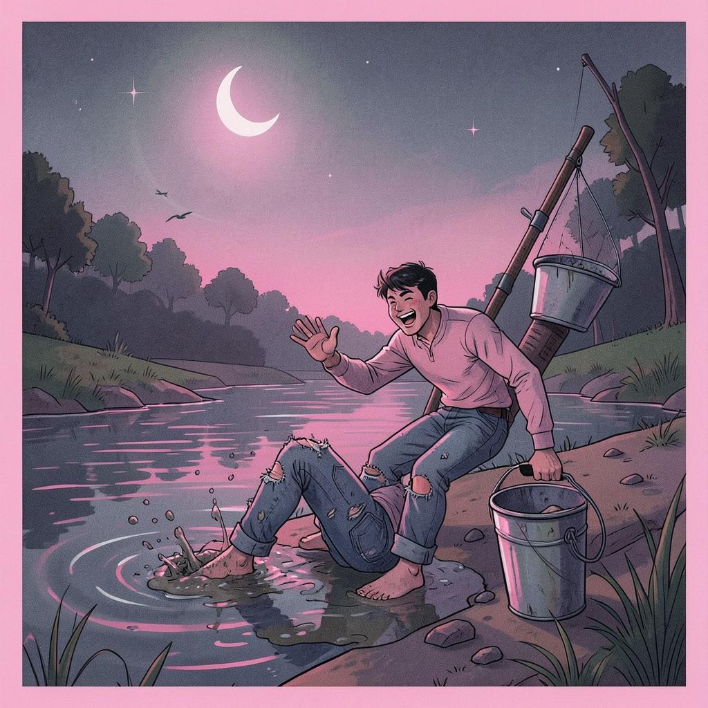 Ripped Jeans Fishing