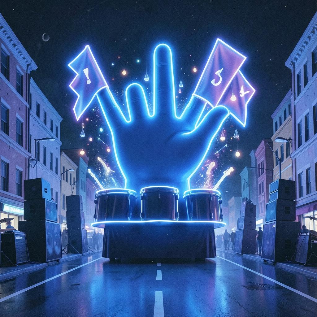 Blue Hands Parade