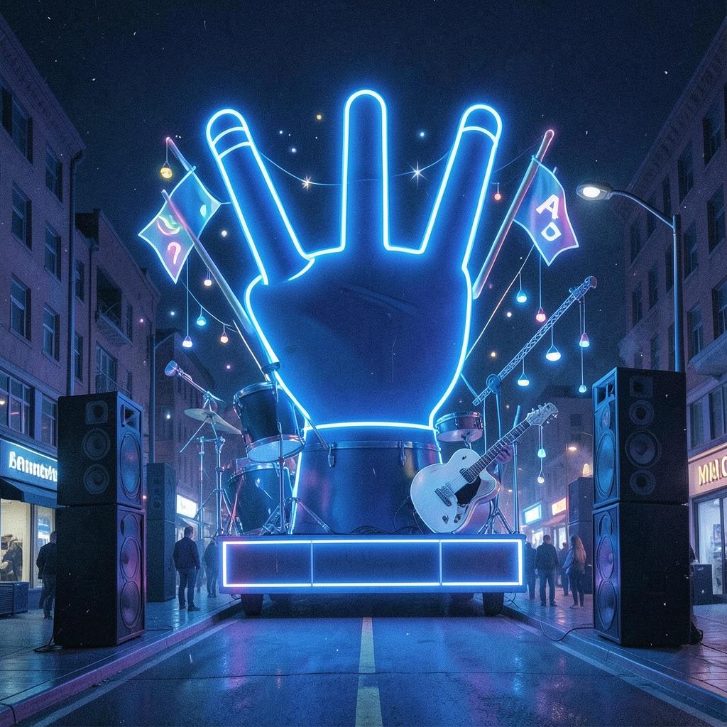 Blue Hands Parade