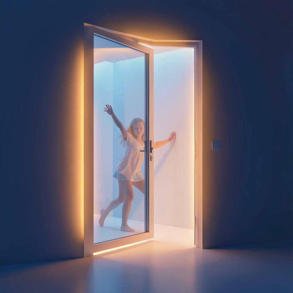 Glass Door Girl