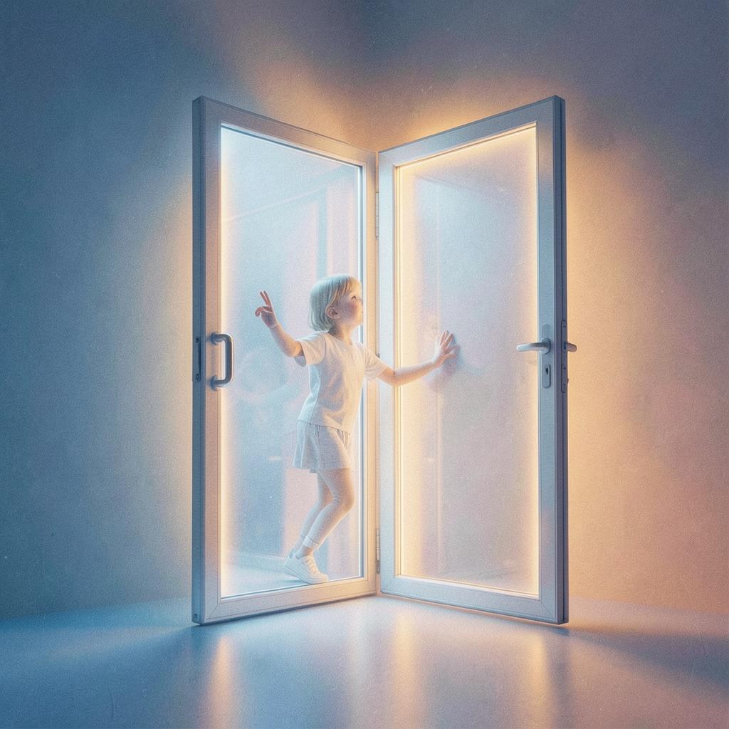 Glass Door Girl