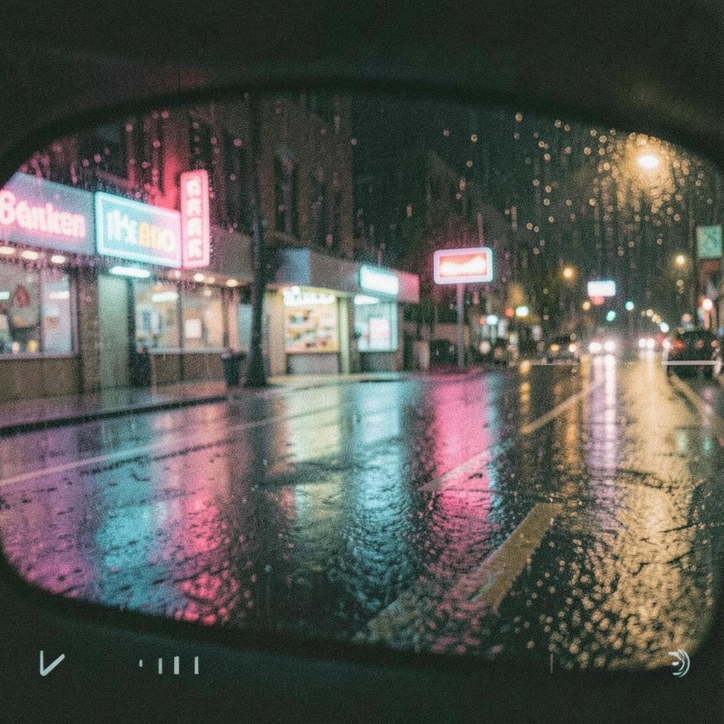 穿过深夜街角